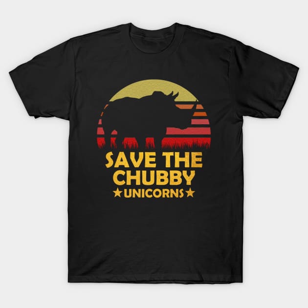 Save The Chubby Unicorns T-Shirt by Shariss